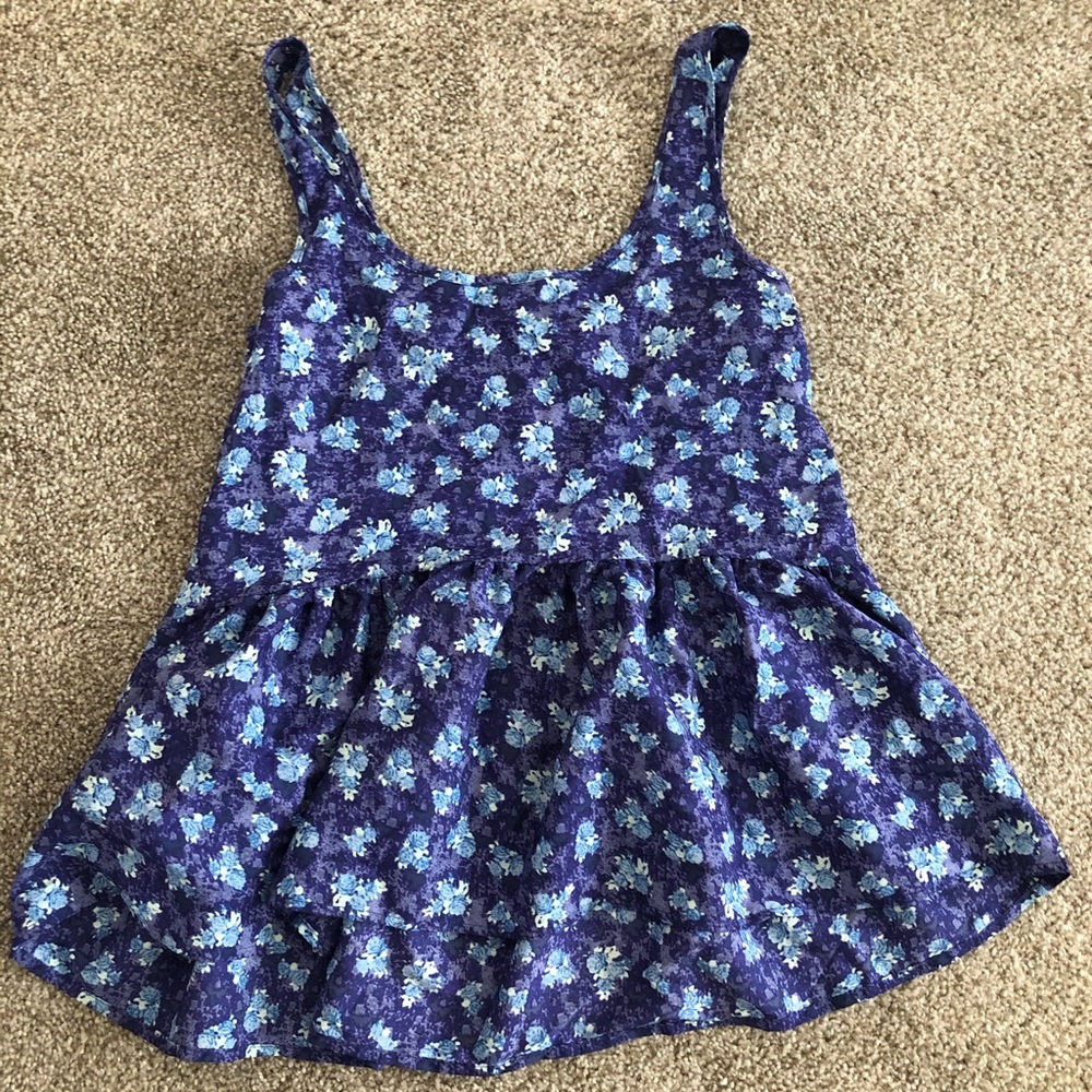 Peplum tank top